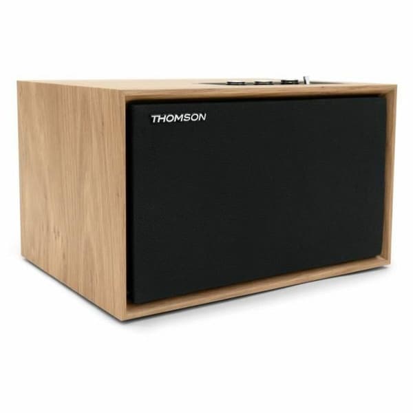 Thomson Enceinte Bluetooth sans fil 50W bois clair