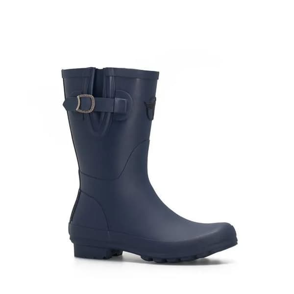 Rouchette Idol Wellies Short Navy