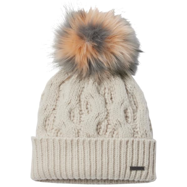 Columbia Boundless Days Cable Knit Pom Beanie beige