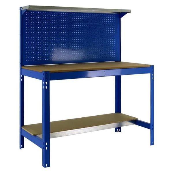 Simonrack bt3 900 arbetsbänk blå/trä