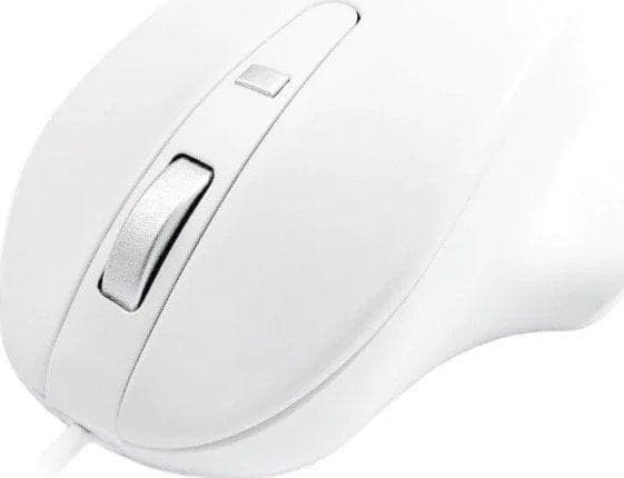 Matias PBT vit ergonomisk mus