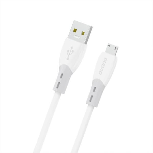 Dudao L25SM USB-kaapeli 3A micro USB 1m valkoinen