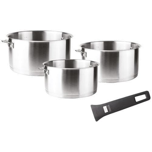 Lacor Combi kastrullset 16/18/20 cm Silver