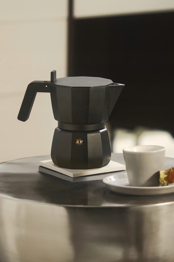 Alessi Moka dc06/6 b sort 6 kopper