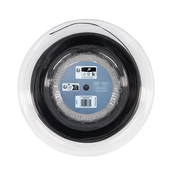 Dunlop s-tech explosive spin 16G tennistreng sort