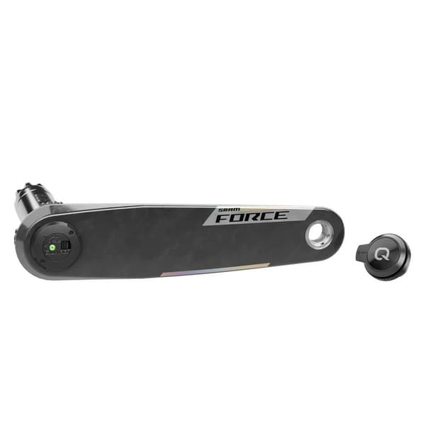 SRAM Force E1 Wide Dub Left Crank med integrerad effektmätare, svart