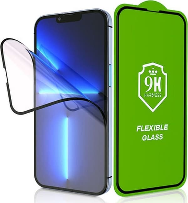bestsuit fleksibel hybridglas 5d sort/hvid
