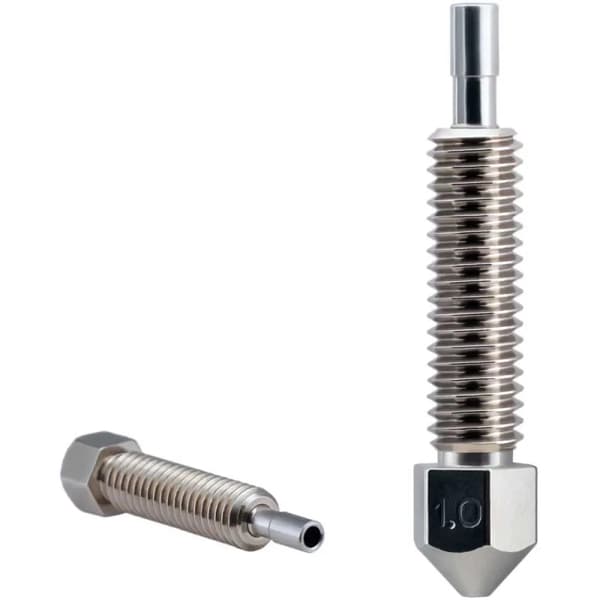 Micro Swiss flowtech hotend dyse 1.0 mm Sølv