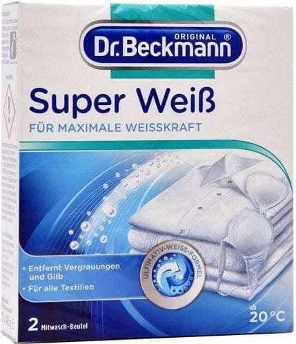 Dr. Beckmann Super Weiß bleksäckar 2 x 40g