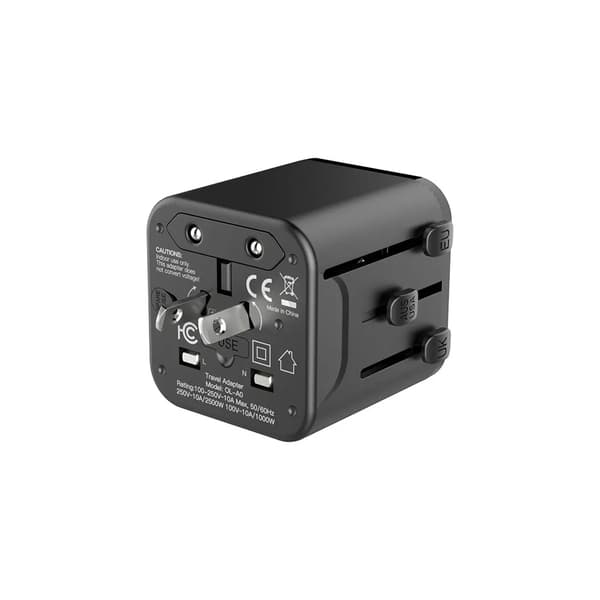 Techancy Mb2502 Sølv Rejseadapter 2500W