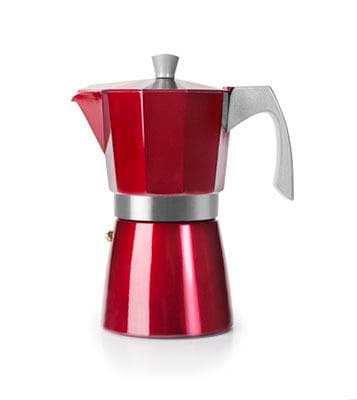 Ibili evva espressomaskin röd 3 koppar