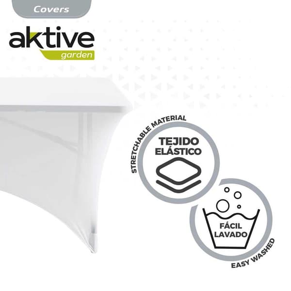 Aktive table protective cover vit 183x76x76cm