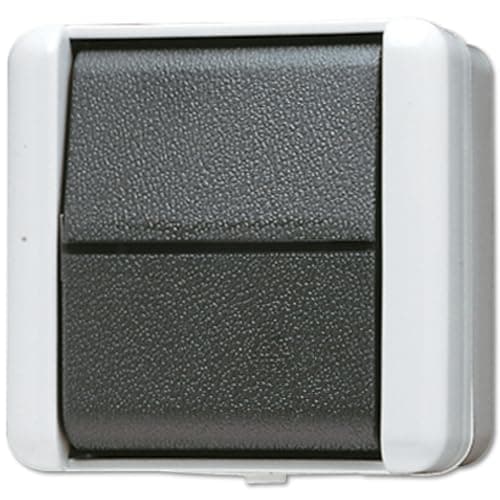 Jung 807w Grå/Antracit Rocker Switch IP44 250V