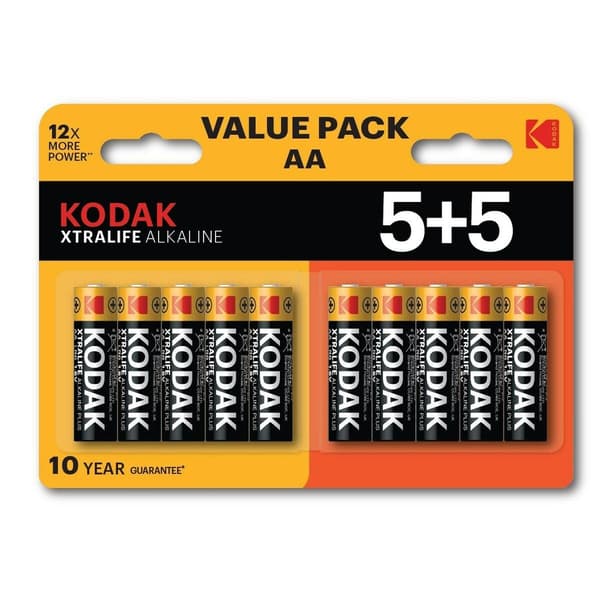 Kodak XTRALIFE AA 10-pack, vit