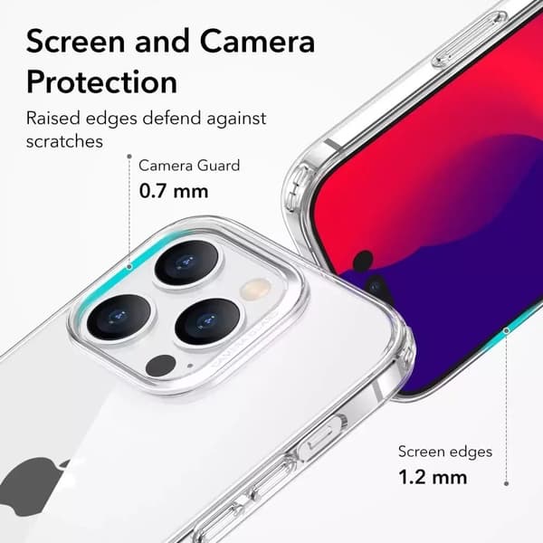 ESR Project Zero Läpinäkyvä iPhone 14 Pro Kuori