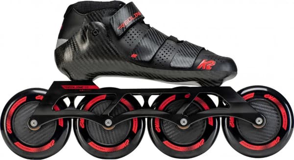 K2 Skates Redline 110 Sort/Rød