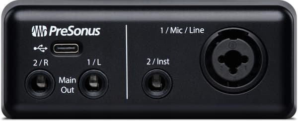 PreSonus AudioBox GO USB lydinterface sort