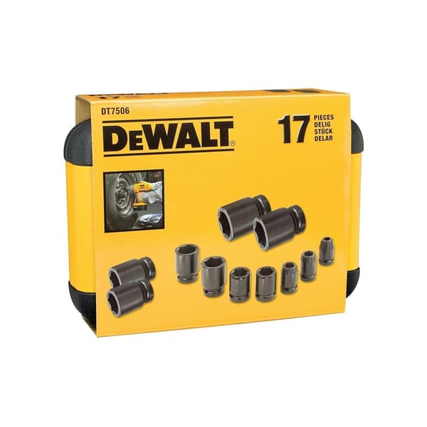 DeWalt dt7506 impact socket set 17 delar