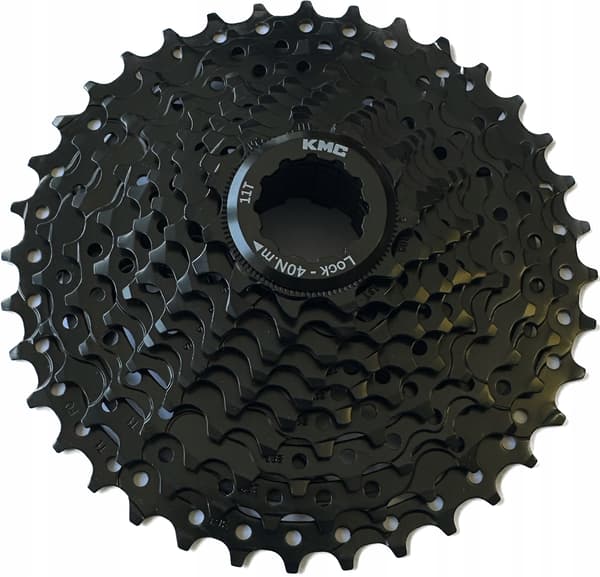 KMC React 10-speed kassett 11-36T svart