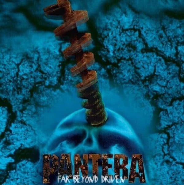 Pantera - Far Beyond Driven - marbré blanc et bleu