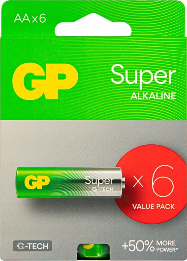 Blow super AA-batterier 6-pack