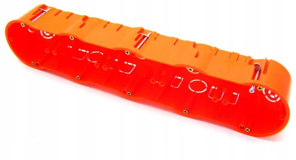 Pawbol A.0048PG dyb 5-gangs installationsboks orange