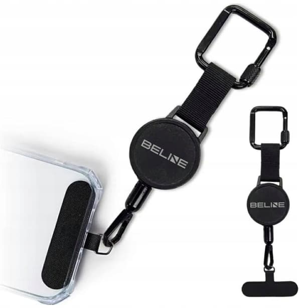 Beline lanyard varkaudenesto musta 60cm