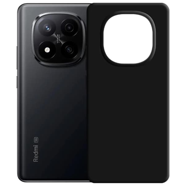 3MK Silikonecover sort til Xiaomi Redmi Note 14 Pro+