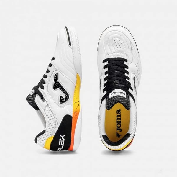 Joma top flex inomhusfotbollsskor vit