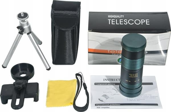 Apexel Monocular 8-24x med BAK-7 glaslinser