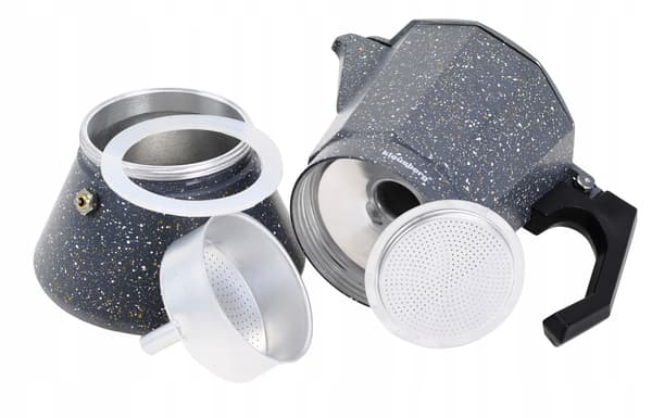 Klausberg kb-7298 espressomaskine 600ml 12 kopper grå