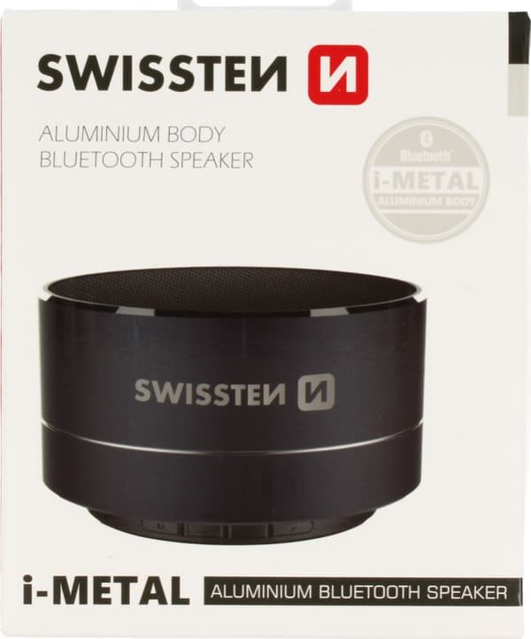 Swissten i-metal Bluetooth högtalare Silver 3W