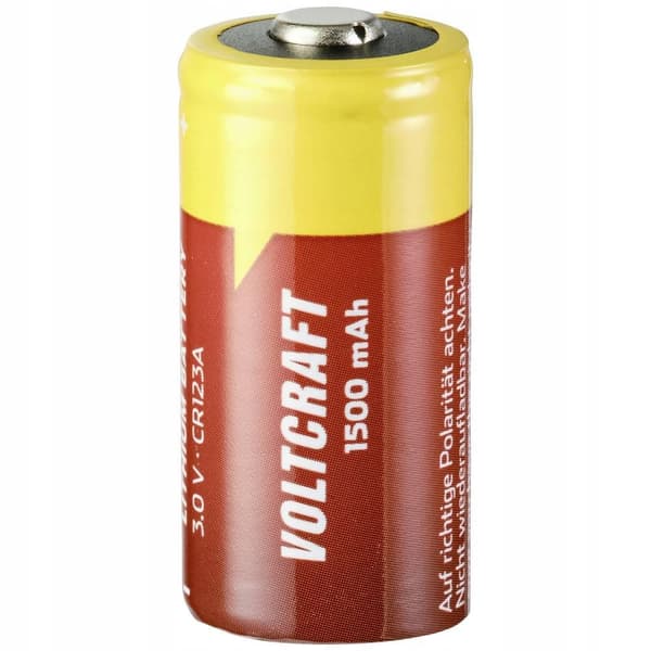 Voltcraft CR123A kamera batteri 1500 mAh
