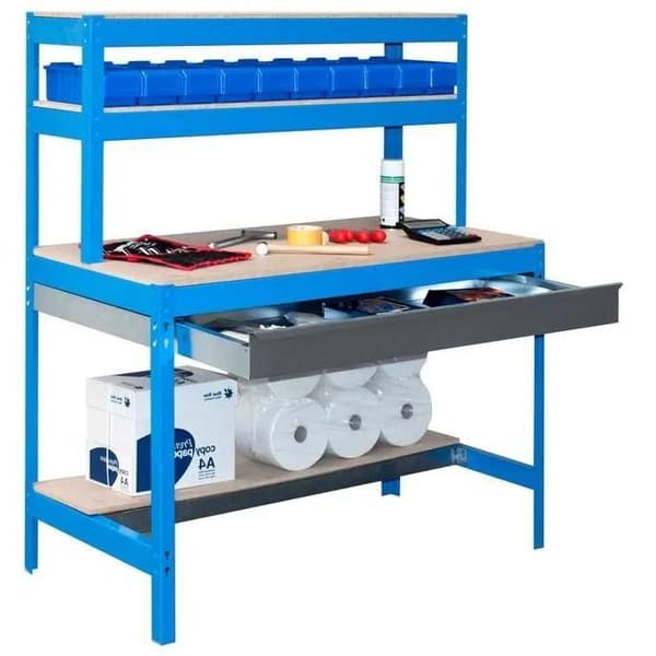 Simonrack bt1 box 1500 blå/træ