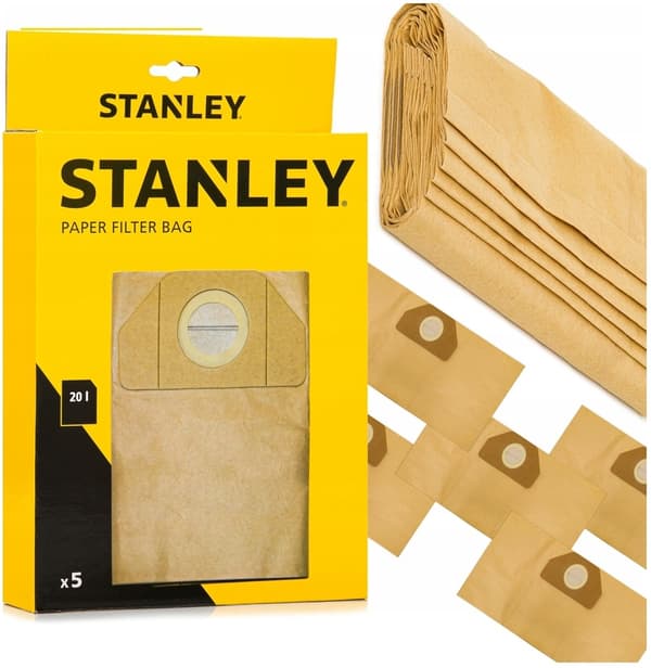 generic worki do odkurzacza stanley sxvc Beige/Brown 5-pack