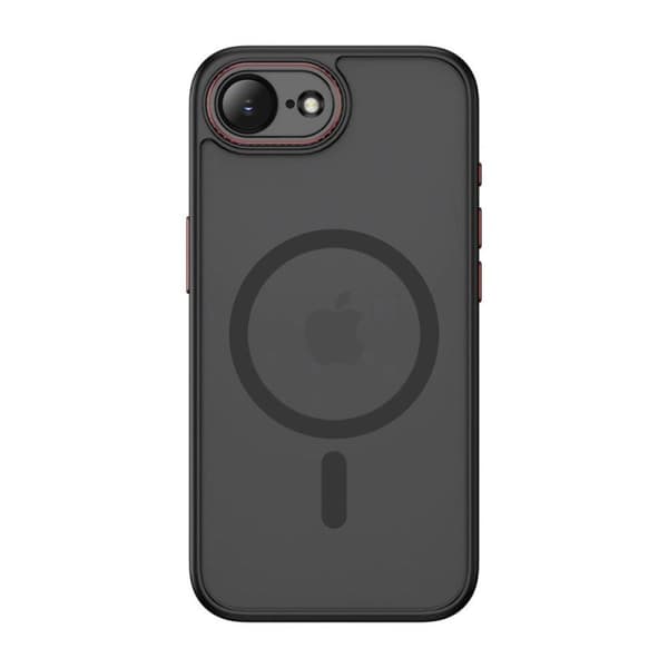4kompl MagCam smartphone cover MagSafe iPhone 16E/17E Sort/Rød