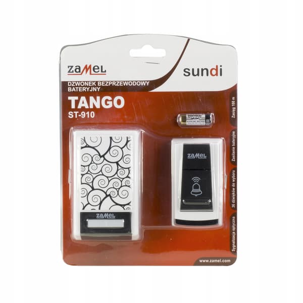 Zamel ST-251 langaton ovikello 100m 80dB