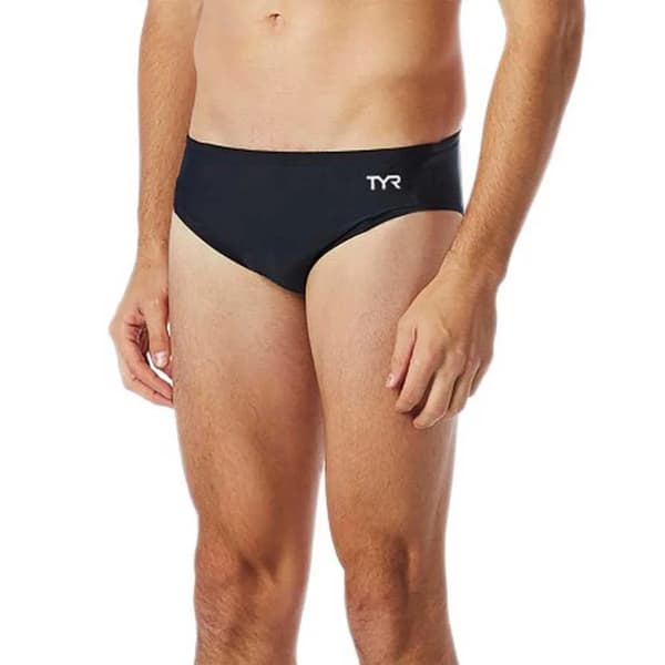 TYR durafast elite solid racer mustat uimapuvut