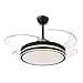 Interlusa Asgard Maxi loftventilator 72W LED sort