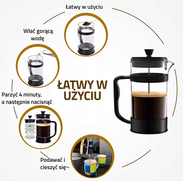 Kichly EU0315 kaffemaskine 1 liter sort