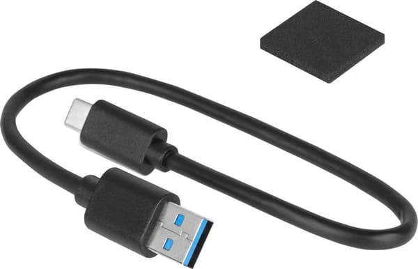 rebel-comp Ekstern harddiskkasse 2,5" SATA Sort 2 To