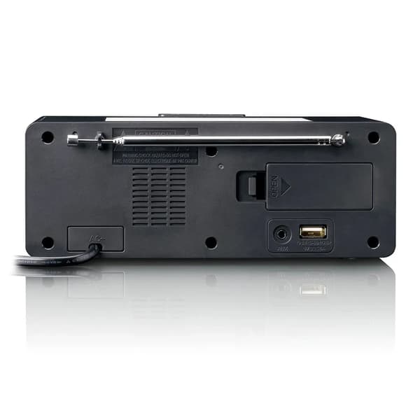 Lenco CR-540BK musta radio herätyskello