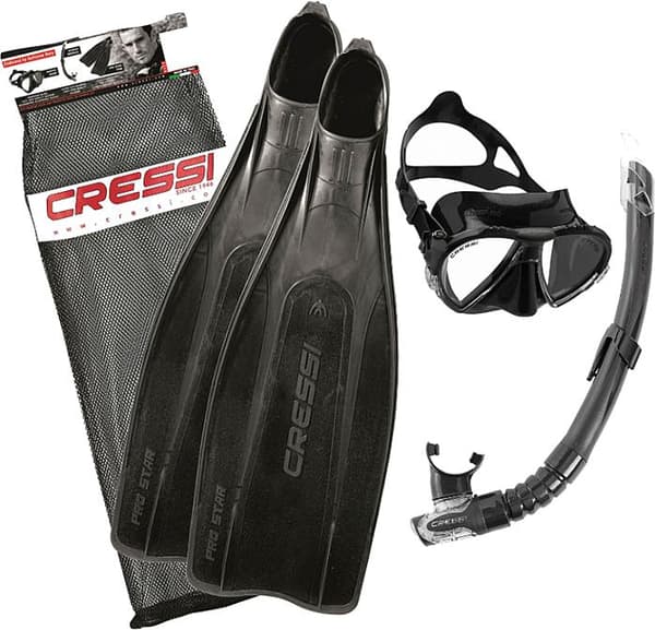 Cressi Pro Star Bag Musta