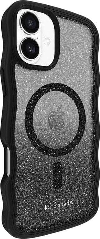 kate-spade-new-york Wavy Glitter Nightfall musta läpinäkyvä