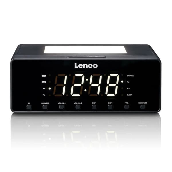 Lenco CR-540BK sort radio vækkeur