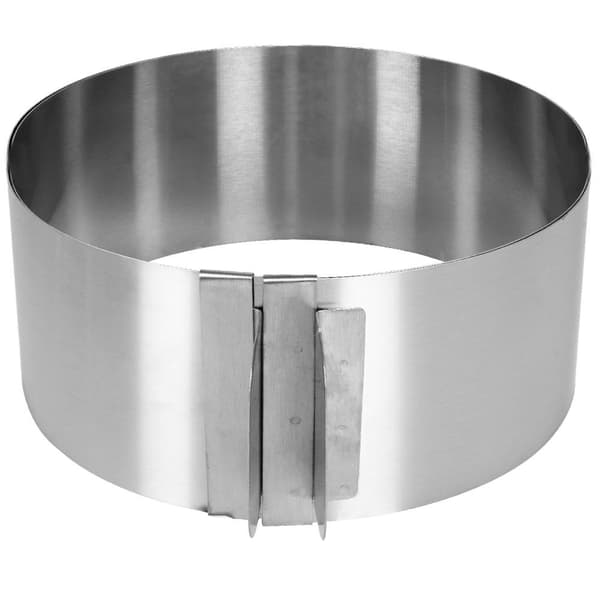 la-cucina justerbar bageform i rustfrit stål 16-30 cm
