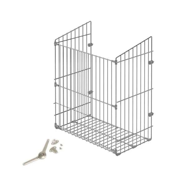 Emuca Panier à linge pour module 450mm chromé
