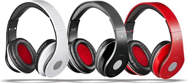 Rebeltec audiofeel 2 høretelefoner sort