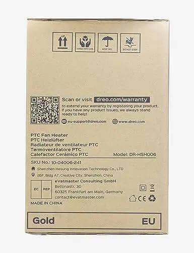 Dreo atom 316 elektrisk varmeapparat Multicolor
