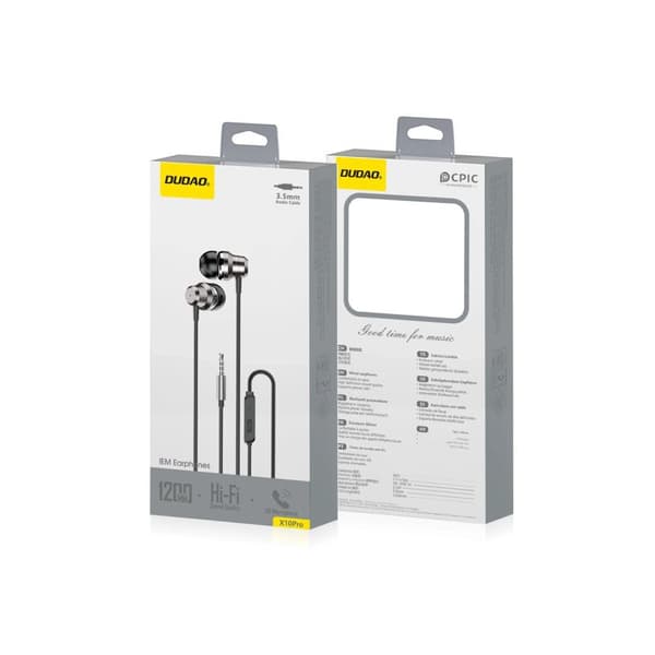 Dudao x10 pro in-ear høretelefoner sort
